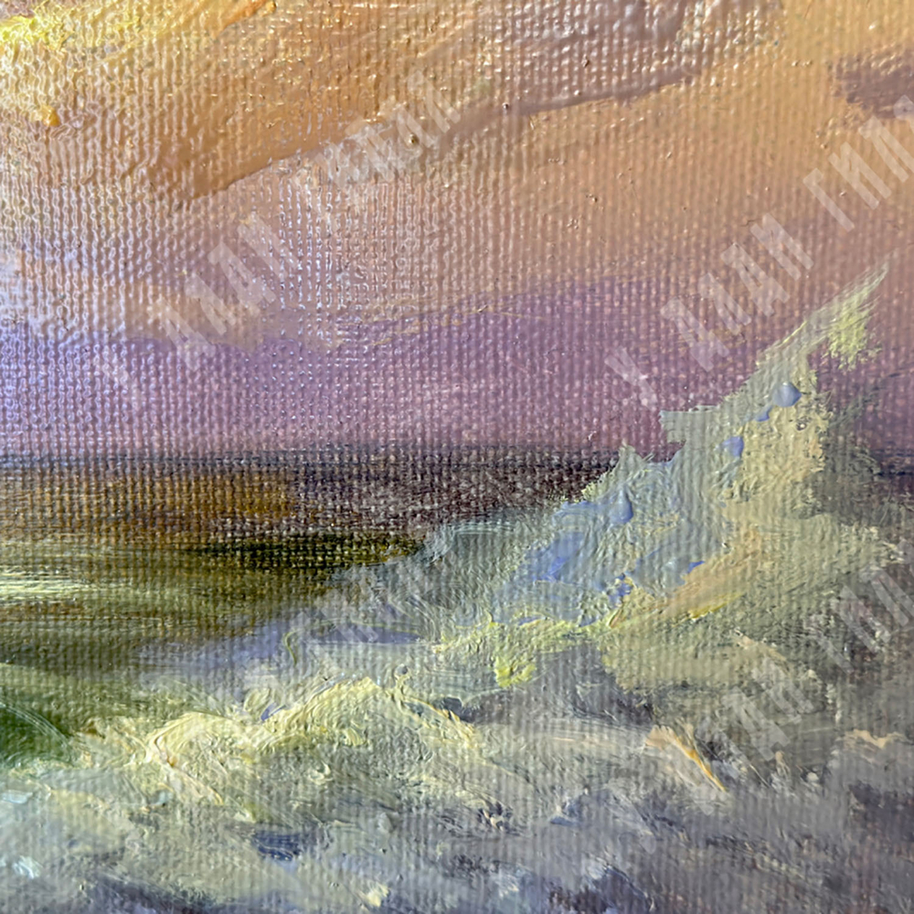 Беляев В.В. Волна. Холст, масло, 2021 г.