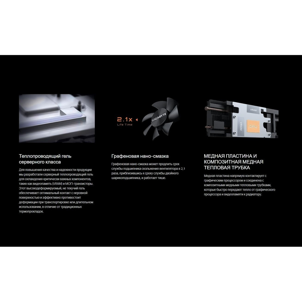 Видеокарта Gigabyte RTX5050 OC Low Profile 8GB GDDR6 128bit (GV-N5050OC-8GL)