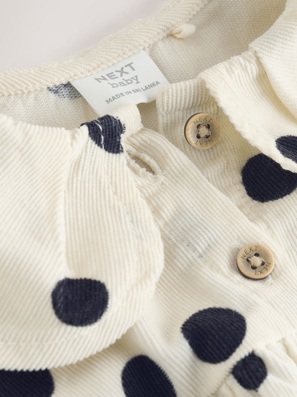 Платье-песочник и колготки в комплекте для девочек Next W59-397, Молочный