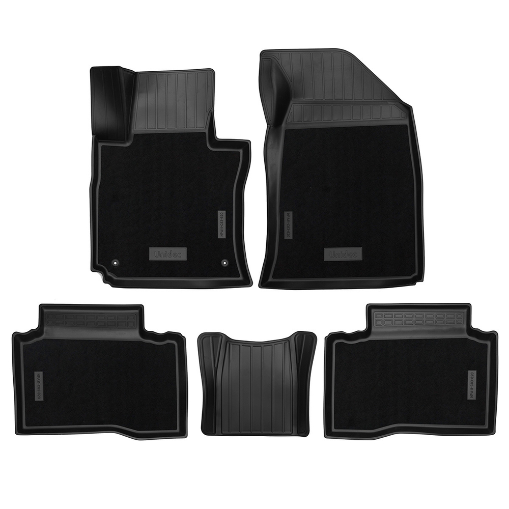 Ковры в салон Norplast для Ssang Yong Tivoli 2019-2023, Черный, арт.NPA11-C83-820-CM