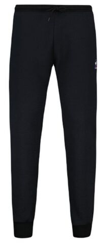 Мужские теннисные штаны Le Coq Sportif ESS Pant Slim N°1 SS23 - черный