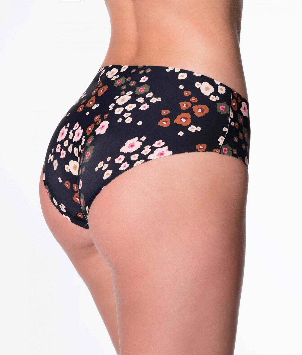 Трусики-слипы Peggy Brown со средней линией талии (Размер: L) (Цвет: черный)