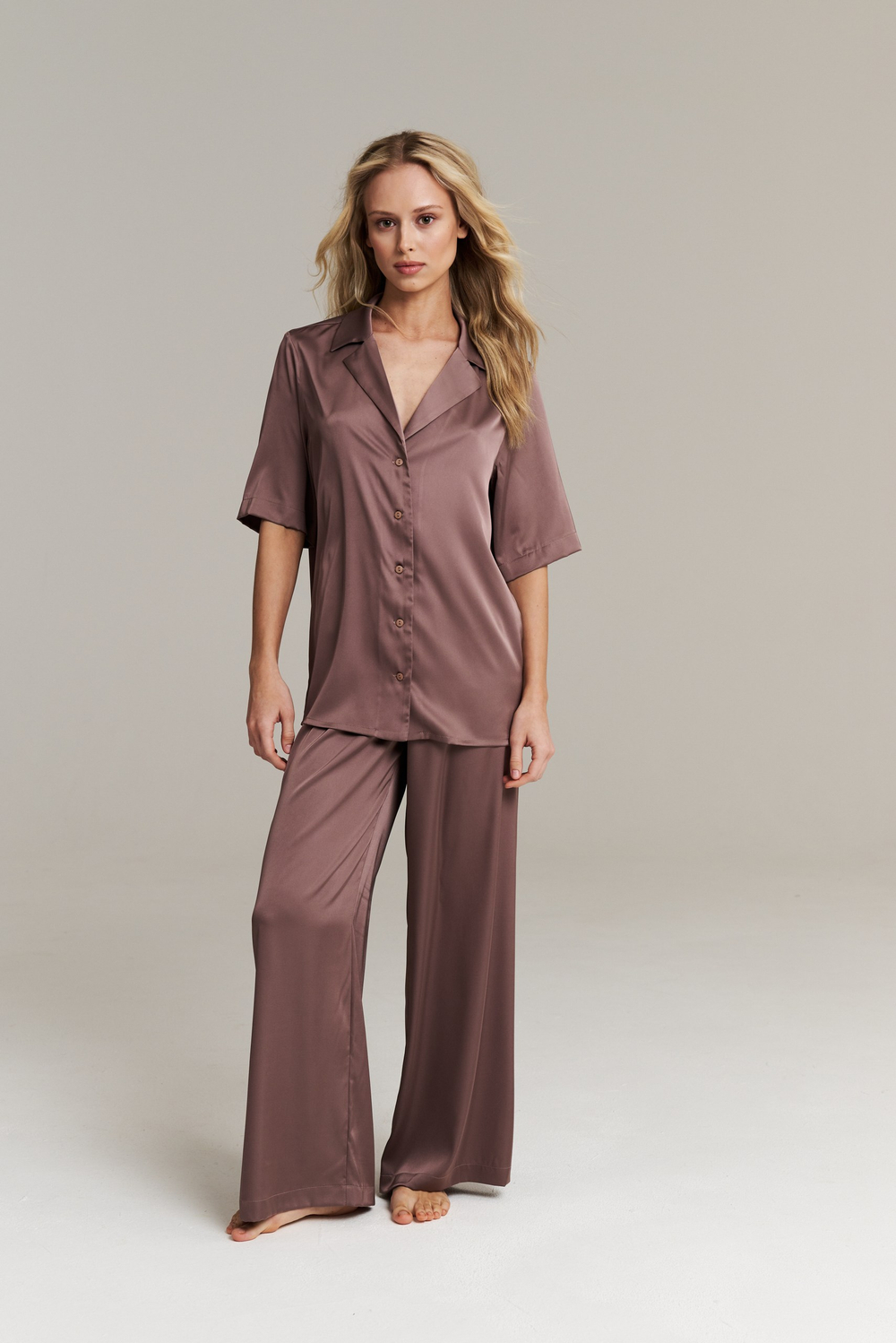 Пижамные брюки из шелка