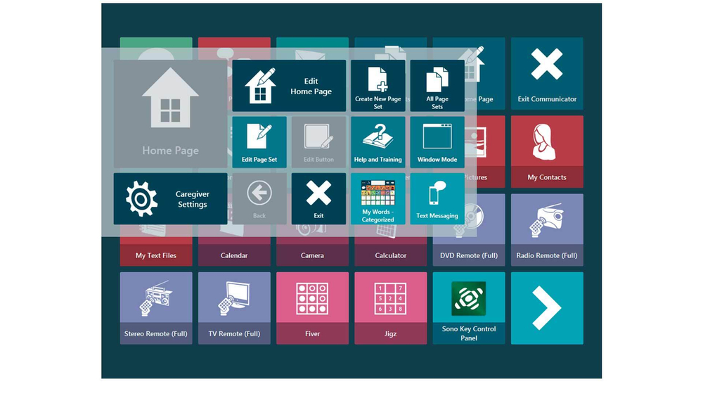 Программное обеспечение Communicator 5 - для преобразования текста и символов в синтезированную речь