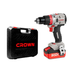 Дрель-шуруповерт аккумуляторная Crown CT21127HMX-4 BMC 2*4Ач, кейс