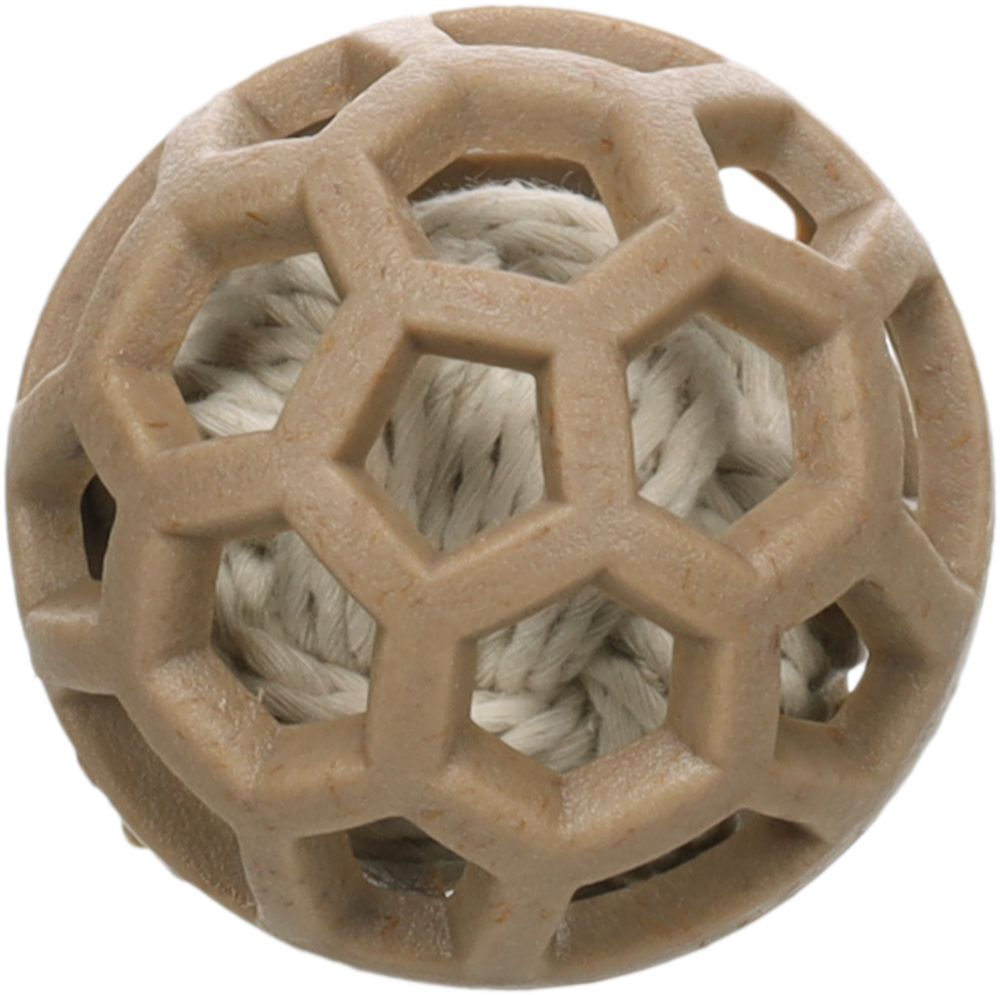 Игрушка для собак двойной мячик Ball, коричневый, Flamingo