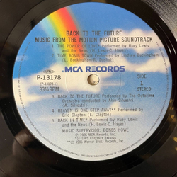 Винтажная виниловая пластинка LP Back To The Future Назад В Будущее Music From The Motion Picture Soundtrack (Japan 1985) (Obi)