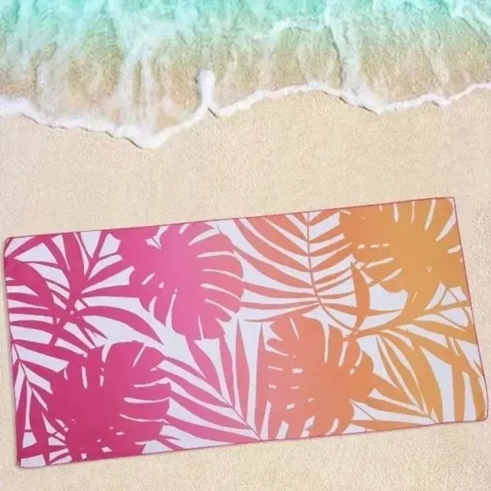 Полотенце пляжное 70*140 см «SUNshine - Тропики», микрофибра, 230 гр/м2