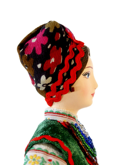 Кукла коллекционная Украинка в национальном праздничном костюме Киевской губернии