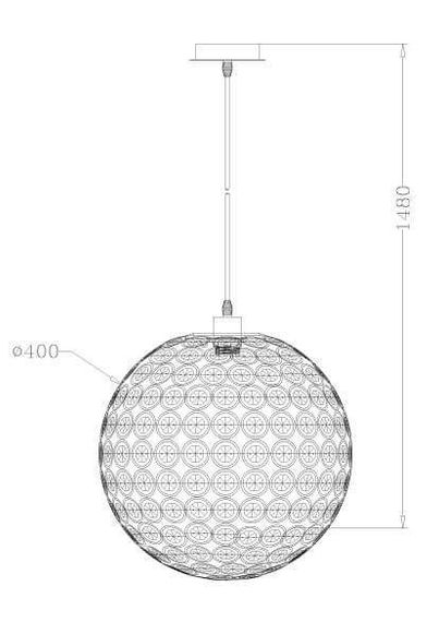 Подвесной светильник Lucide Ayla 71432/40/35