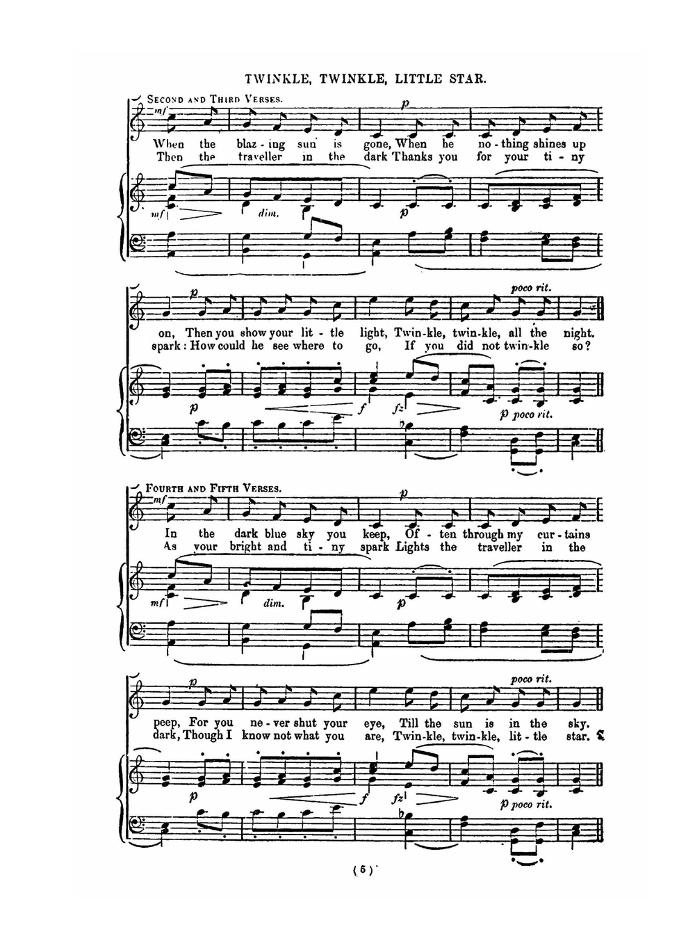 Mother Goose's nursery rhymes and nursery songs. Set to music | Elliott J. W.