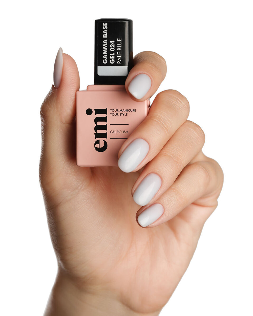 E.MiLac Gamma Base Gel №024 Pale blue, 15 мл