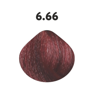 6.66 крем-краска KAARAL Baco Color Collection темный интенсивный красный блондин - 100 мл.