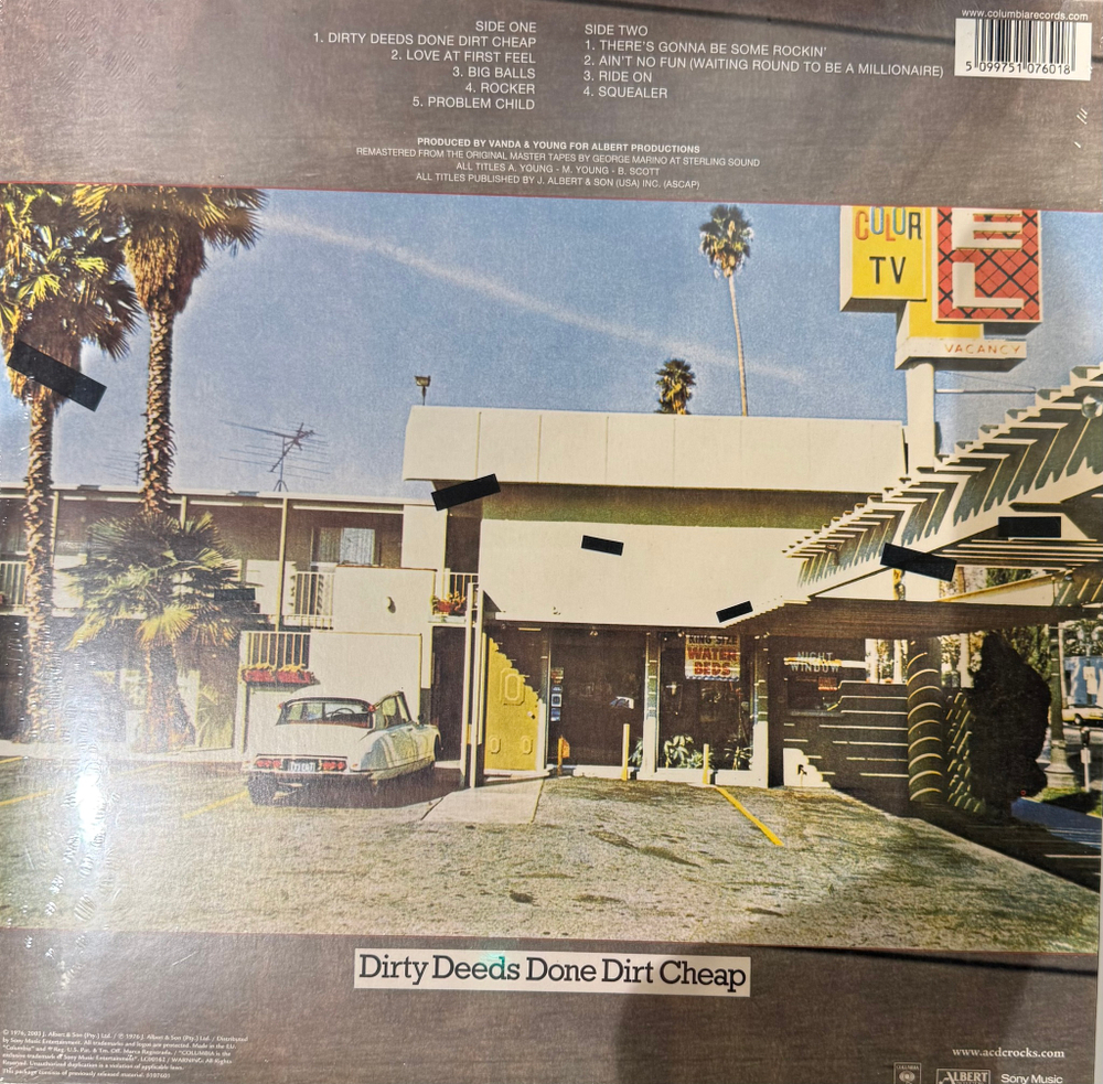 Виниловая пластинка AC/DC – Dirty Deeds Done Dirt Cheap LP