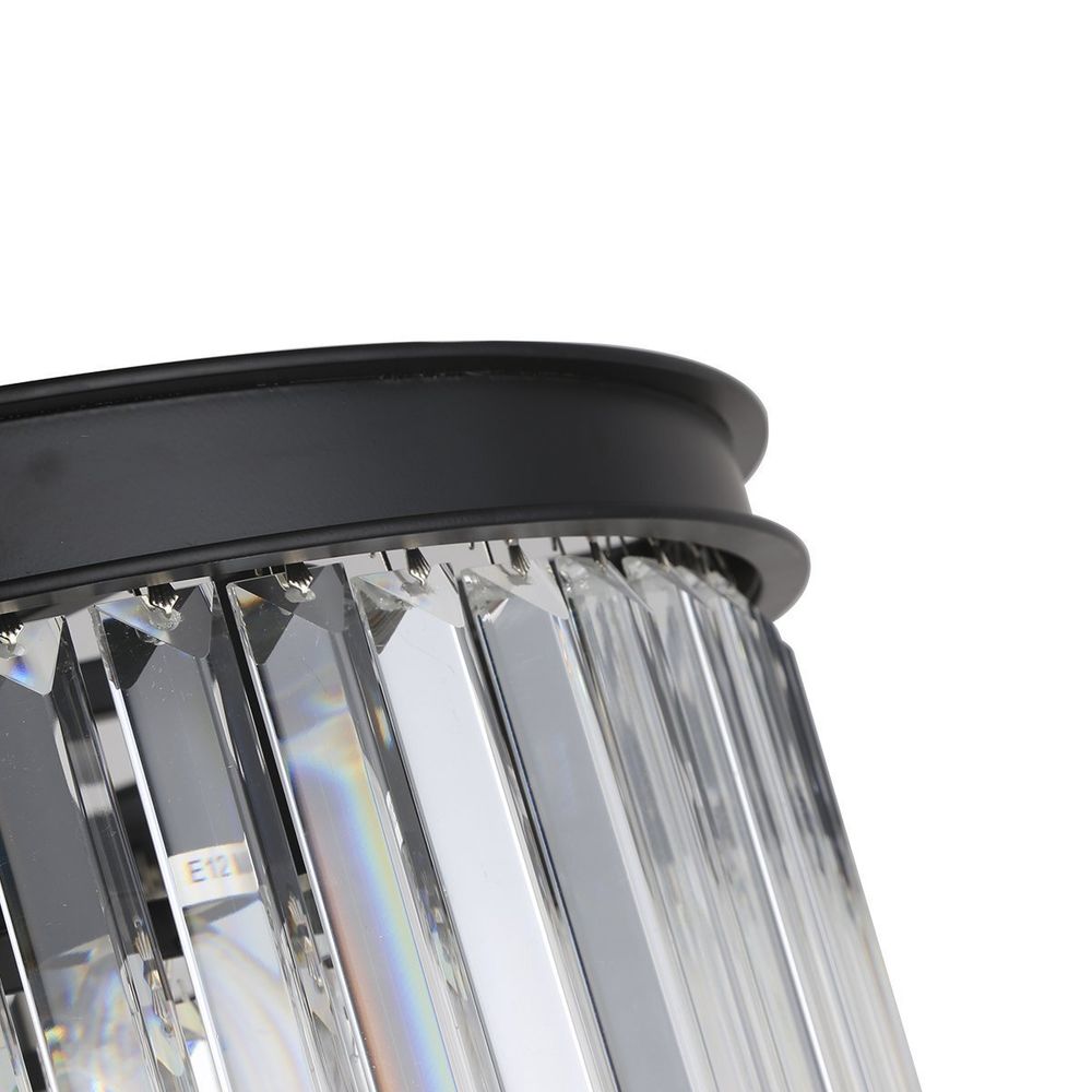 Люстра Odeon 6 black/clear