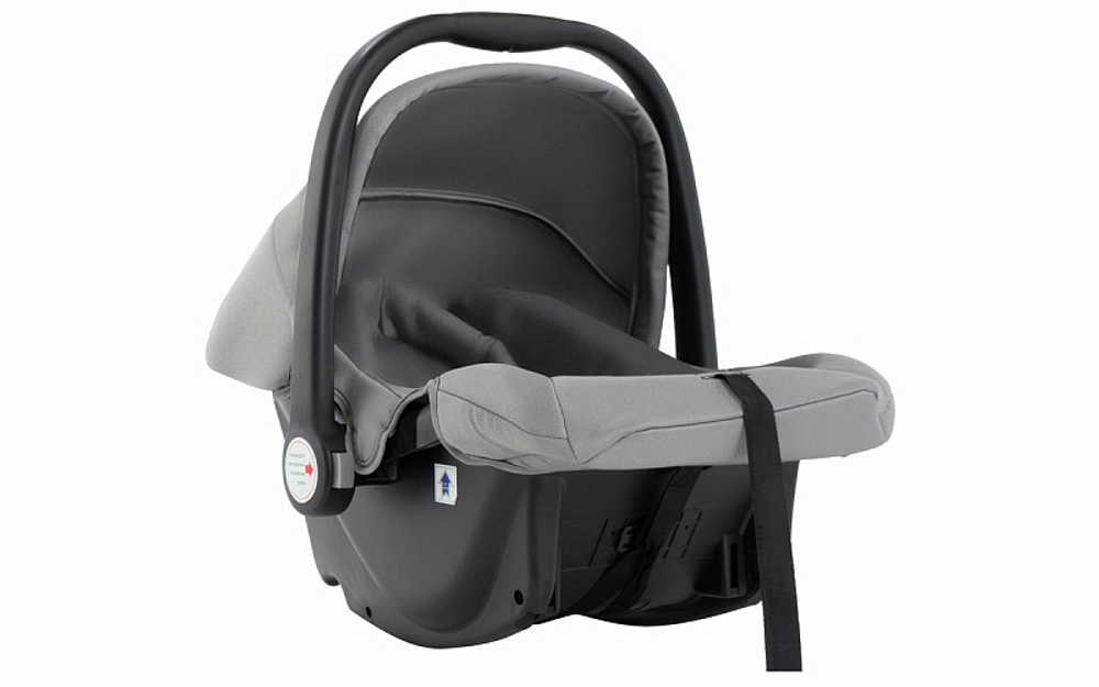 Детская коляска Sweet Baby Vento Black 3 в 1 Grey