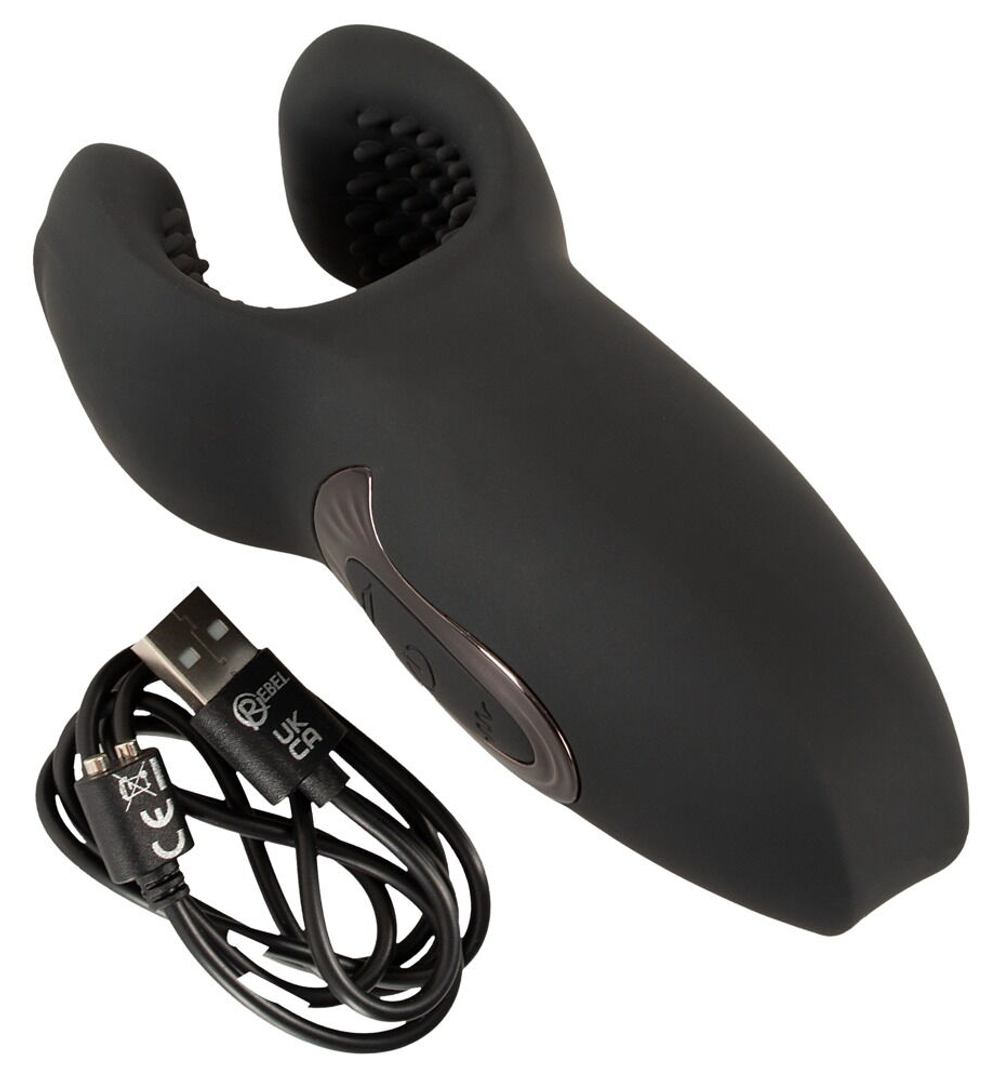 Мужской вибратор-стимулятор Man Wand with Vibration and Moving Wings