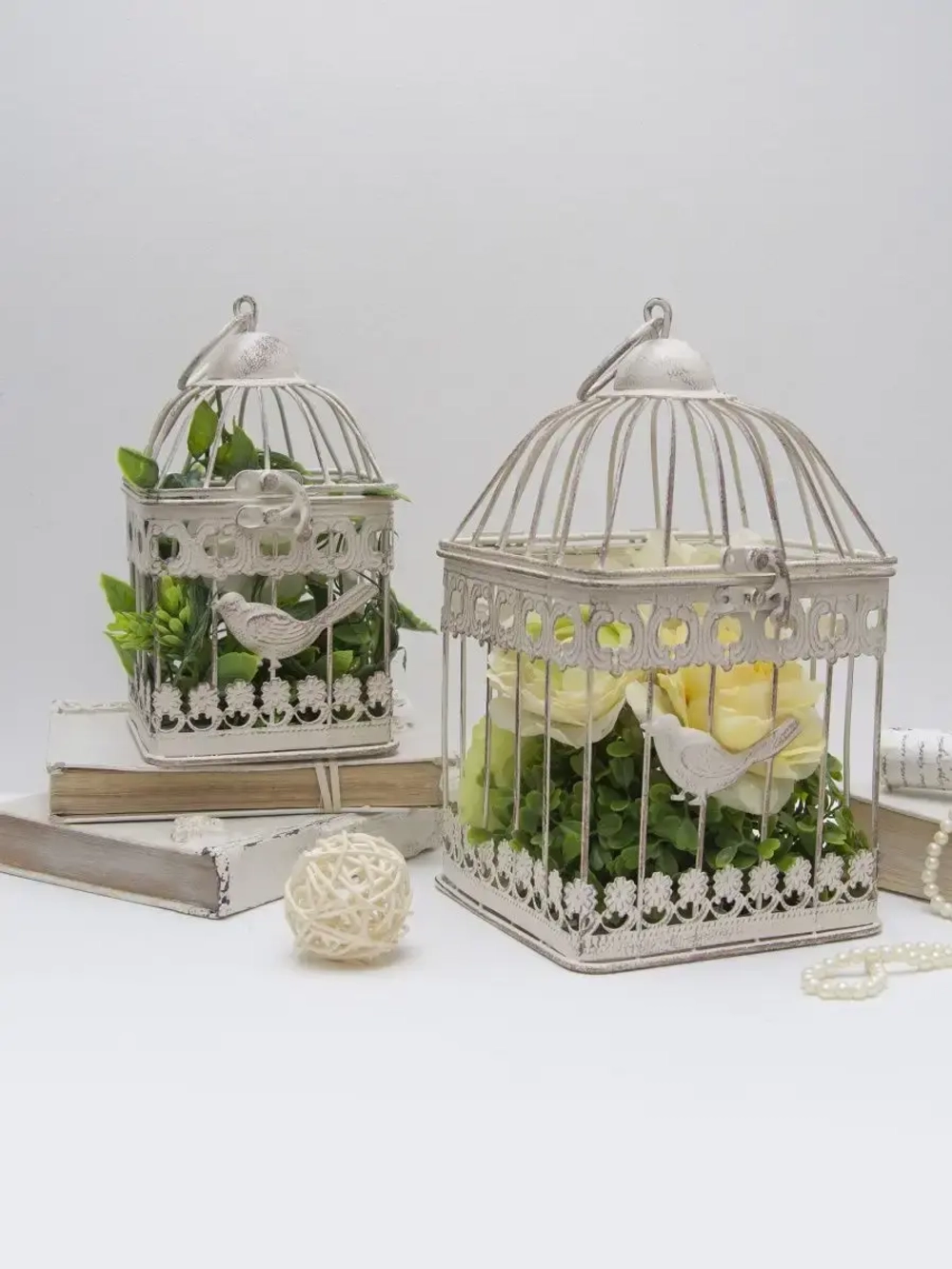 Клетка винтажная "Прованс" 14х14х25 см