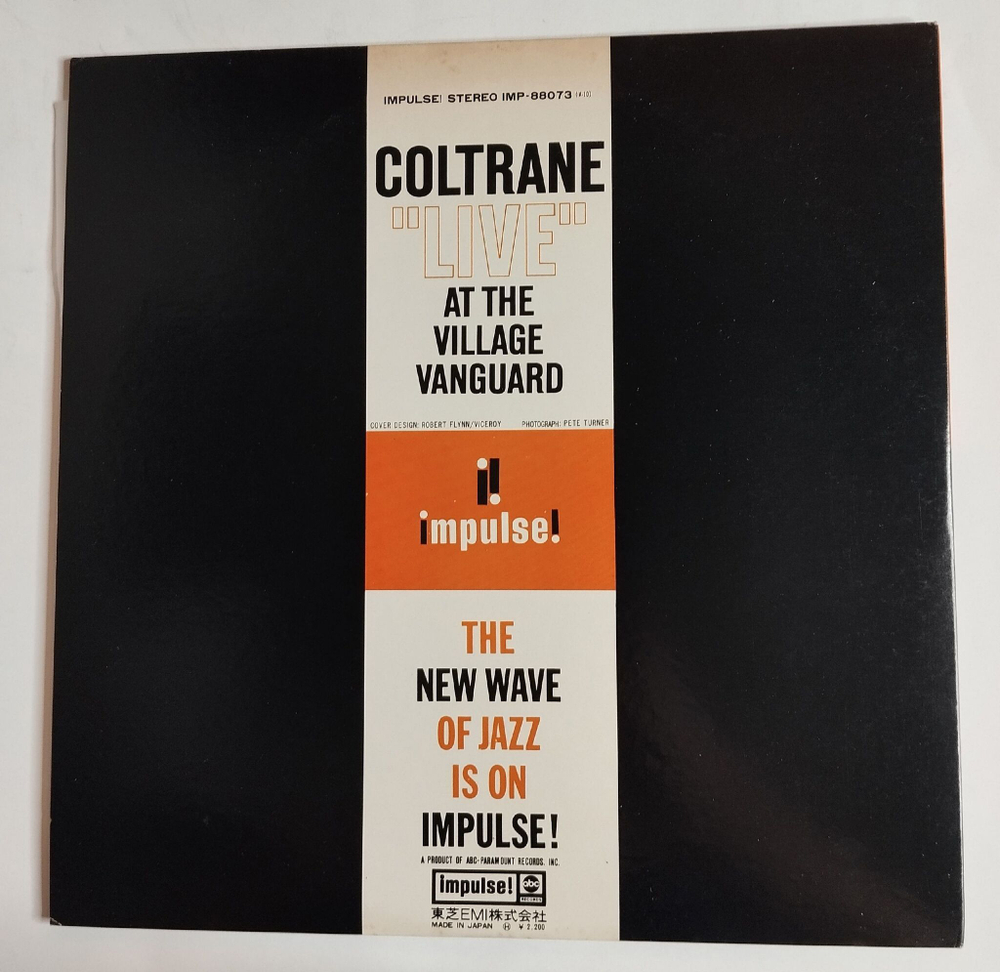 Винтажная виниловая пластинка LP John Coltrane Live At The Village Vanguard (Japan 1980)