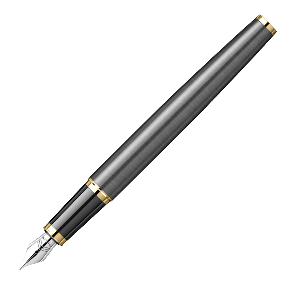 Ручка перьев. Parker IM Premium Grey Core GT (2213776) M черн. черн. подар.кор.