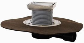 Трап для балконов и террас HL90H.2-3020 с горизонтальным выпуском