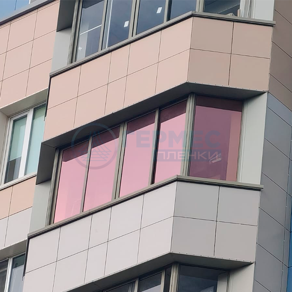 Пленка солнцезащитная зеркальная спаттерная SOLAR BRONZE 35 LUXTON, на отрез