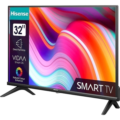 Телевизор Hisense 32" 32A4N Frameless черный HD 60Hz DVB-T DVB-T2 DVB-C DVB-S DVB-S2 USB WiFi Smart TV (RUS)