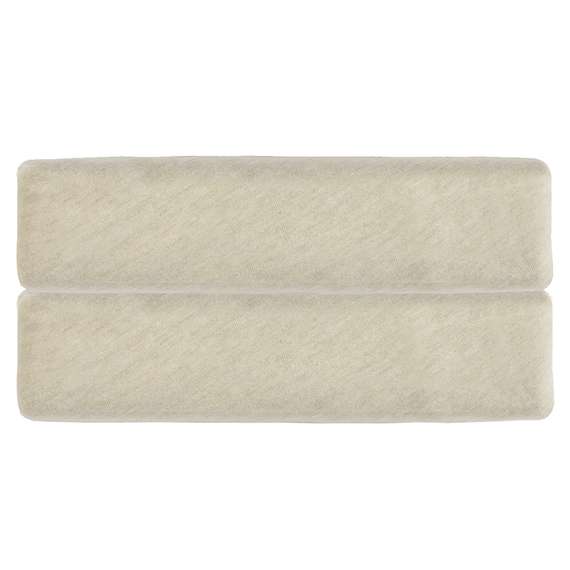 Простыня на резинке из хлопкового трикотажа серо-бежевого цвета из коллекции essential