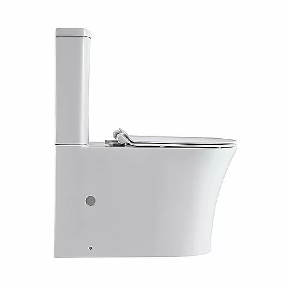 Унитаз Orange C07-050w смыв торнадо, безободковый, с бачком, с крышкой микролифт