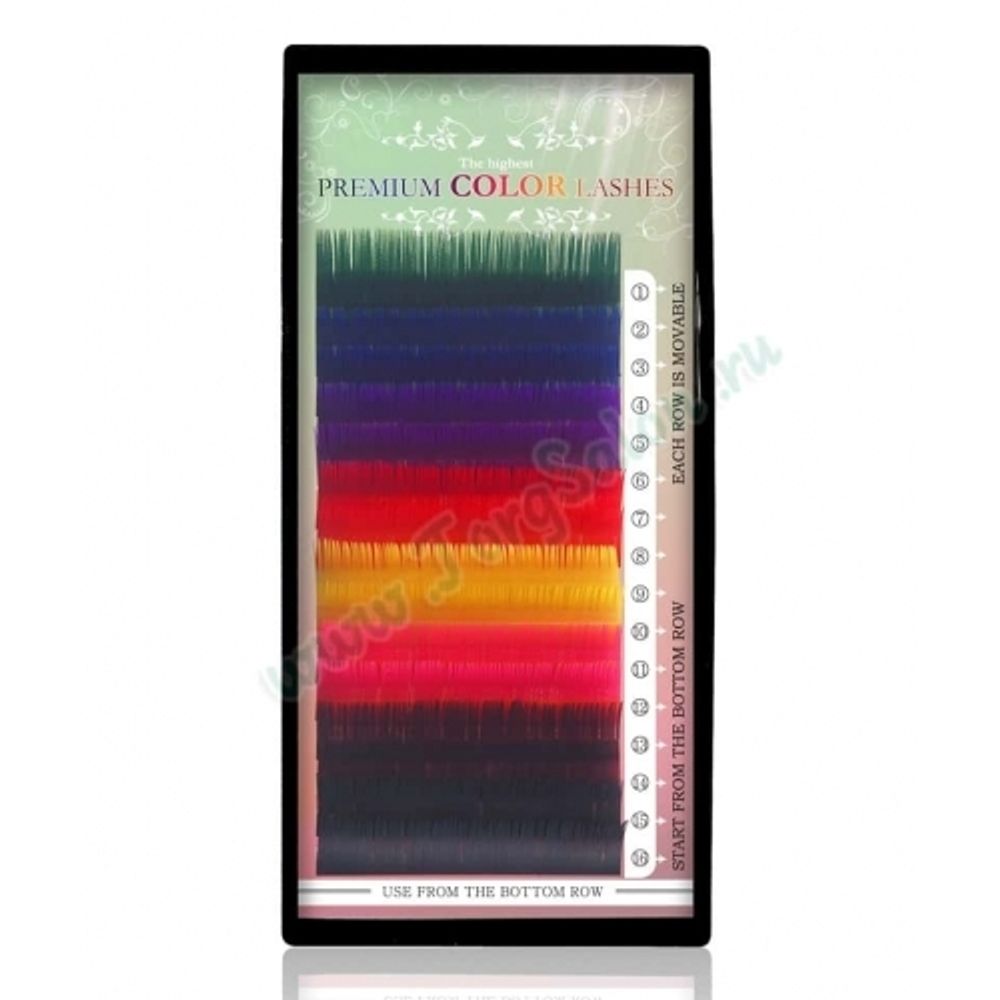 Ресницы цветные (8 color), HS Chemical