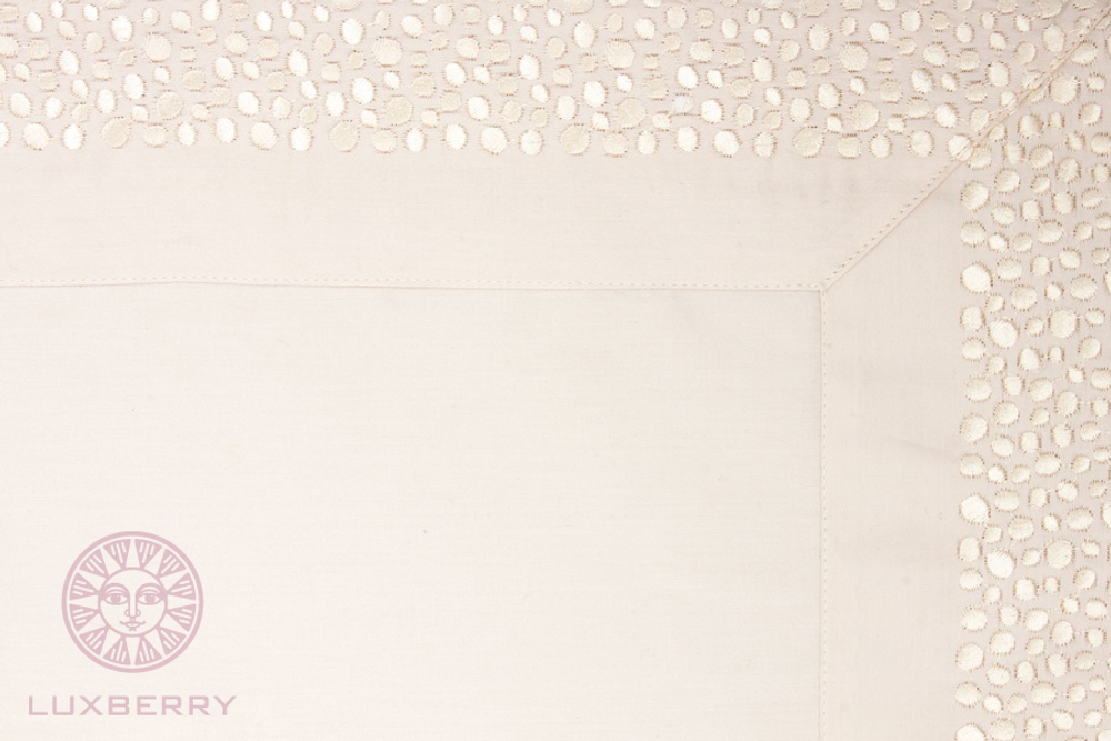 Комплект постельного белья 2 спальный евро Bovi Chic песочный Португалия