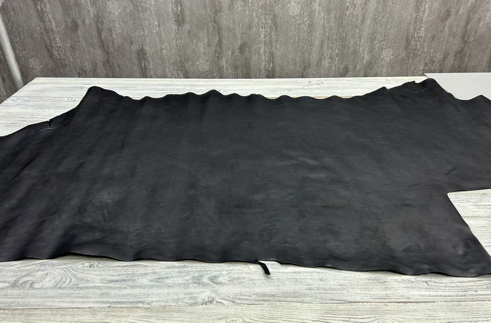 Фантом цв. Черный / Fantom Wax Nero, толщ. 1,5-1,7 мм, натуральная кожа