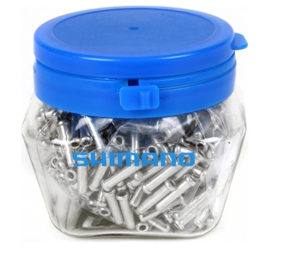 Концевик Shimano алюминий д/троса перекл., 1,6 (500шт) Y62098045