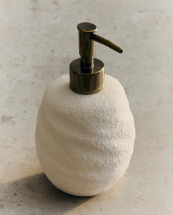 Zara Home дозатор для жидкого мыла, керамика, экрю