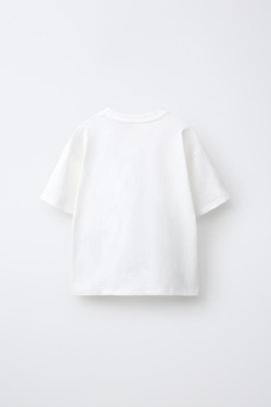 ZARA ФУТБОЛКА С ПРИНТОМ HELLO KITTY © SANRIO, БЕЛЫЙ