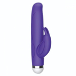 Фиолетовый вибратор-кролик The Mini Rabbit - 13,9 см. (Цвет: фиолетовый)