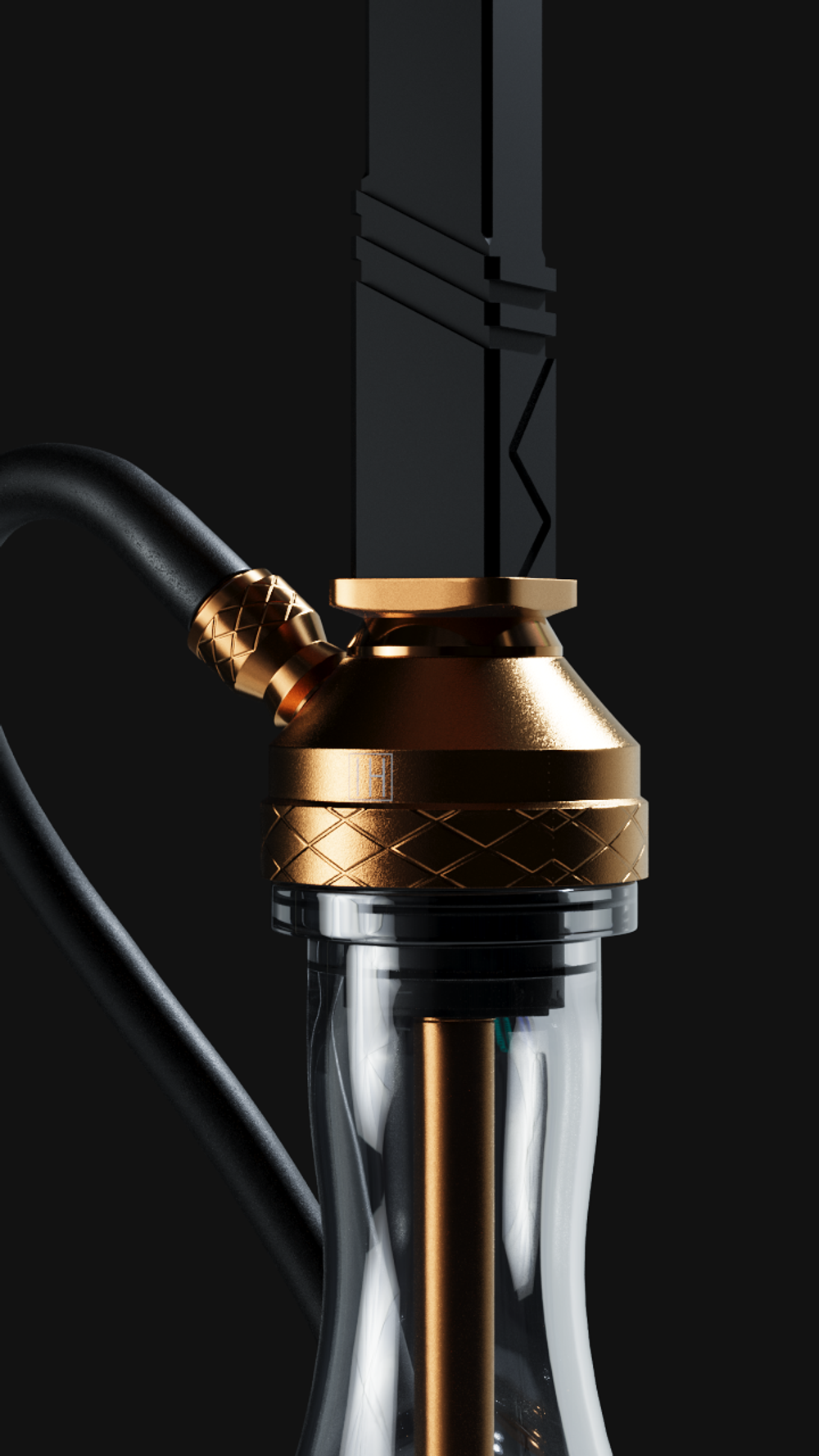 Shisha ILLICIT HOOKAH XI Stable black (Bez wazona)