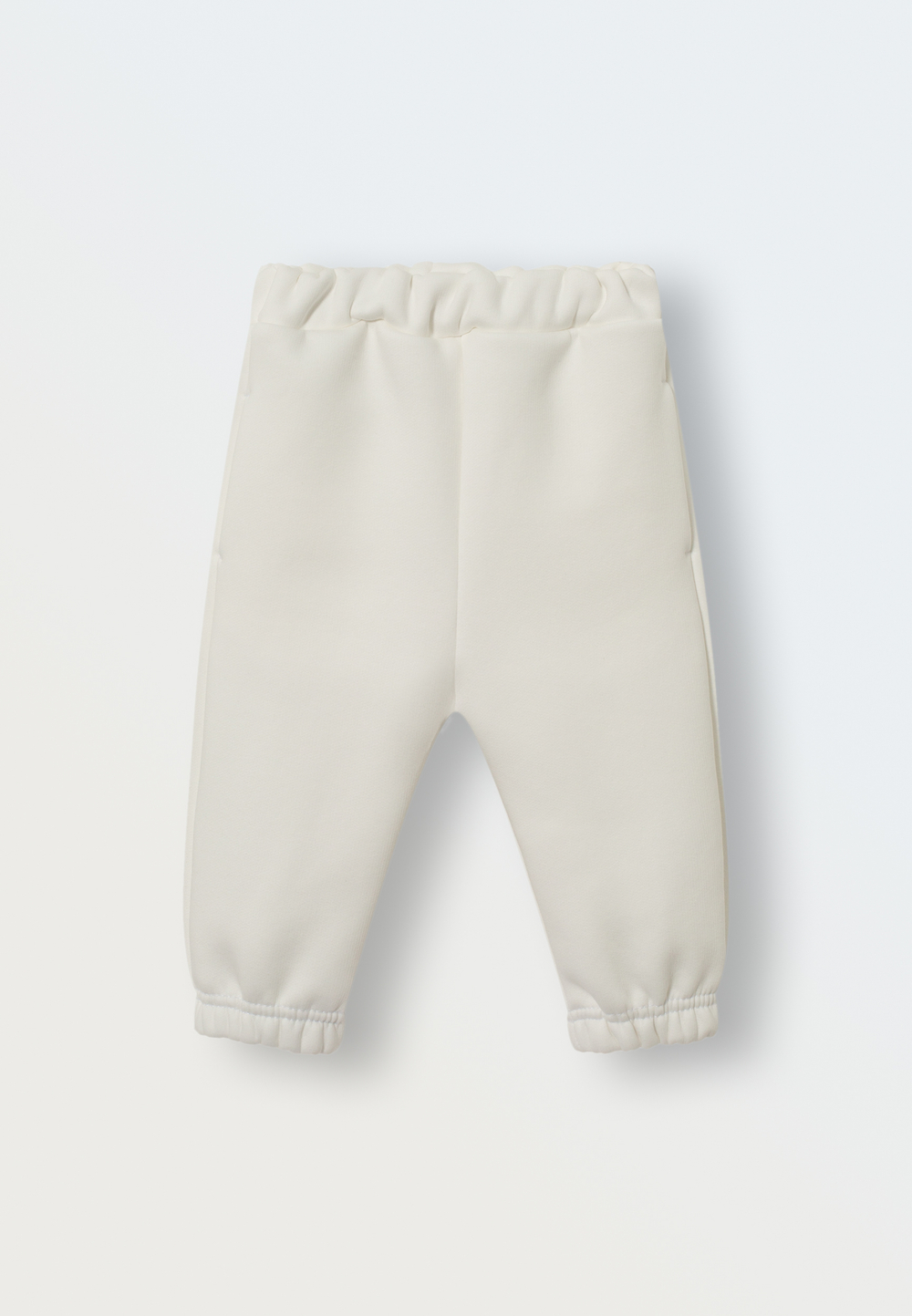 1631-02 Костюм из футера (экрю)