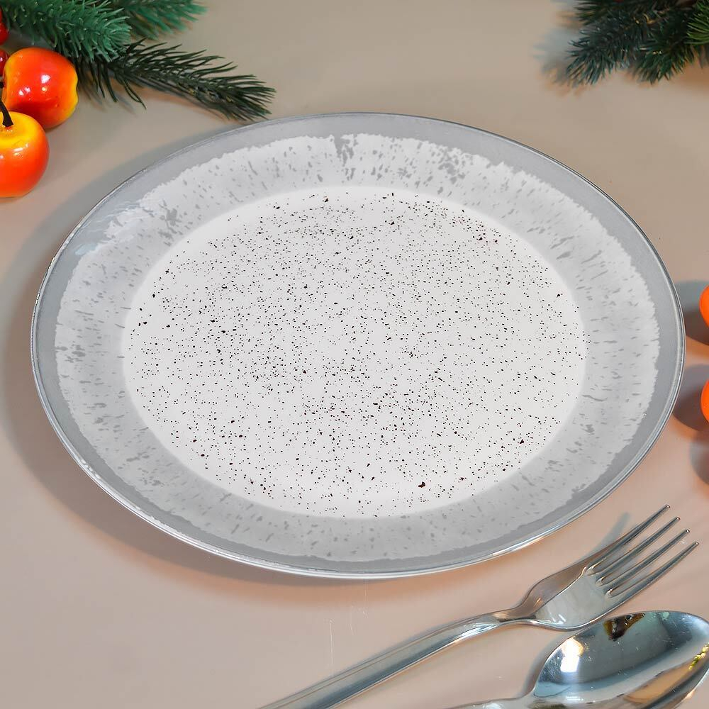 Тарелка обеденная 24см Rustic Grey