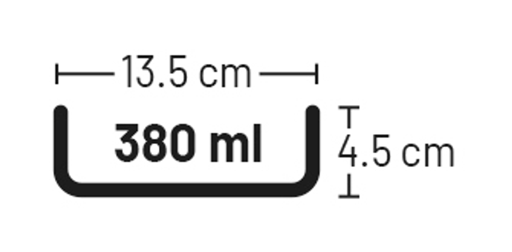 Миска керамическая для кошки Flamingo RANI, 380 мл, 13,5x4,5 см, жёлтый/тёмно-серый