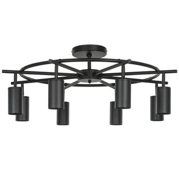 Люстра на штанге 8*GU10 LR718378 черный Rullo Lightstar