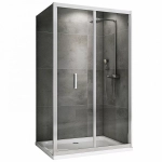 Душевой уголок ABBER Sonnenstrand AG07120-S75 120x75 стекло прозрачное/профиль хром