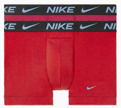 Мужские спортивные боксеры Nike Dri-Fit ReLuxe Trunk 2P - uni red/mystic hibiscus