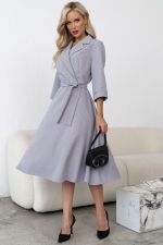 Платье в клетку (серый/клетка) Р11-1225/6 Nikol