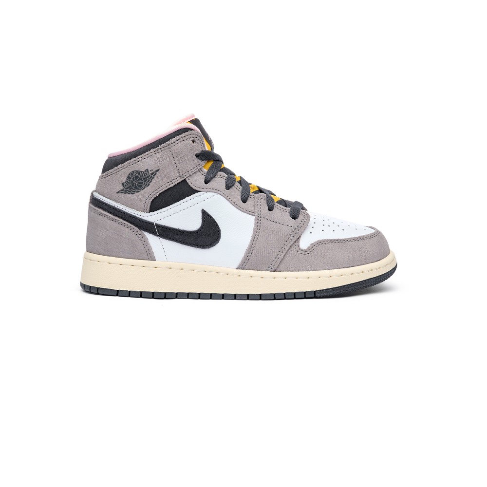 Кроссовки Jordan 1 Mid SE "White Cave Stone" GS