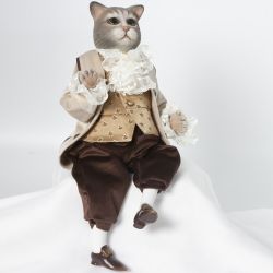 Кукла коллекционная Кот Клаус