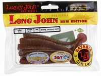 Мягкая приманка Lucky John LONG JOHN 4.2in (107 мм), цвет S14, 6 шт/уп