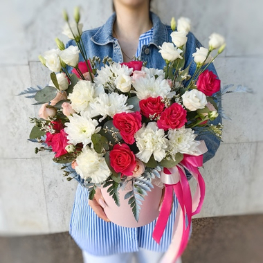 Авторская композиция с диантусами