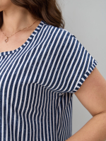 Туника Т-014/джинса-полоса