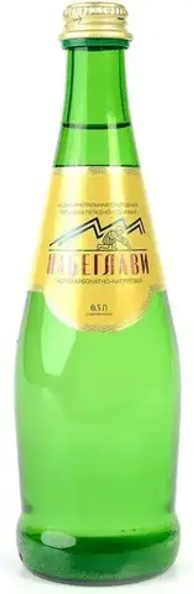 Вода газированная Набеглави минеральная, лечебно-столовая, 0,5 л